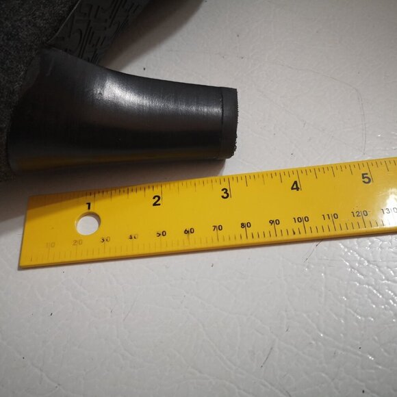 Liz Claiborne Jillian Ladies Size 7.5M Dark Grey Side Zipper Closure Booties - Picture 9 of 10